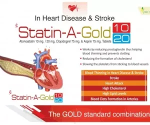 STATIN A GOLD 20mg Capsule 10s