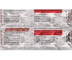 Dicorate ER 750mg Tablet 10S