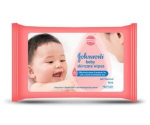Johnsons Baby Skin Care Wipes 10s