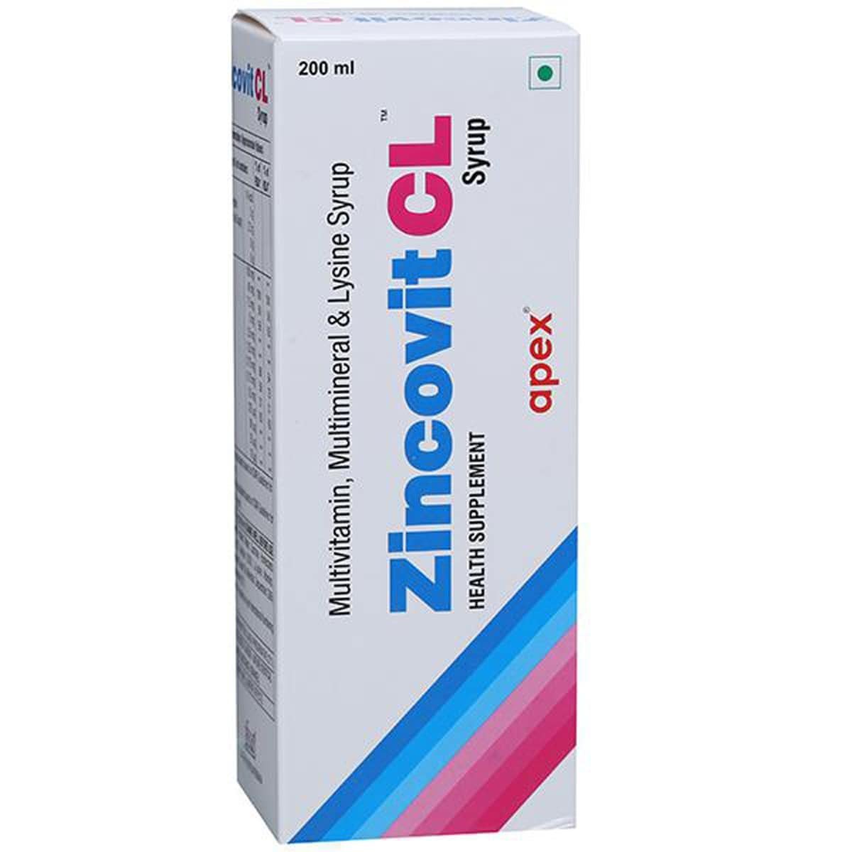 Zincovit CL Syrup 200ml - Namaste Medico