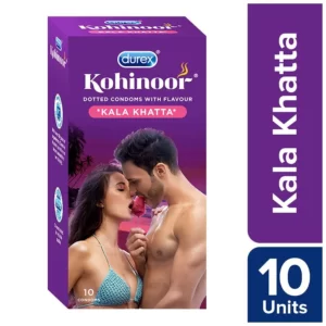 Durex Kohinoor Condoms - Kala Khatta 10s