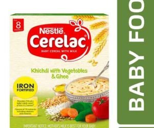 Nestle Cerelac Stage 2 (8 Months+) Powder 300 gm - Khichdi with Vegetables & Ghee (Refill Pack)