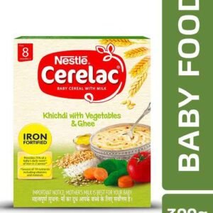 Nestle Cerelac Stage 2 (8 Months+) Powder 300 gm - Khichdi with Vegetables & Ghee (Refill Pack)