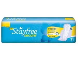 Stayfree Secure Wings Sanitary Napkins (Regular) 7s
