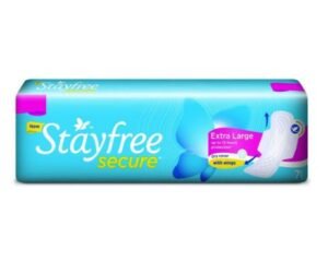 Stayfree Secure Dry Cover with Wings Sanitary Pads (XL) 7s