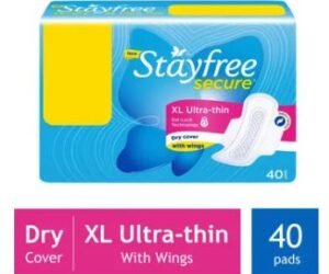 Stayfree Secure Ultra Thin Dry Cover With Wings (XL) Sanitary Pad 40s