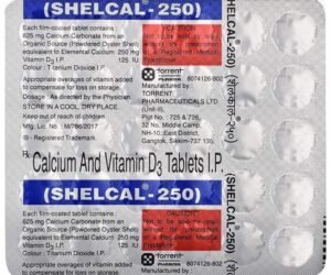Shelcal 250mg Tablet 30S