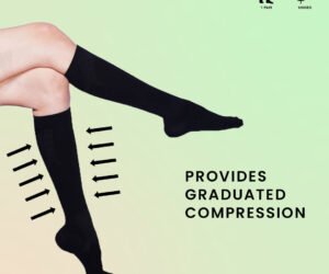 Sorgen Everyday Support Sock (Medium, Black)