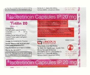 Tetilin 20mg Capsule 10'S