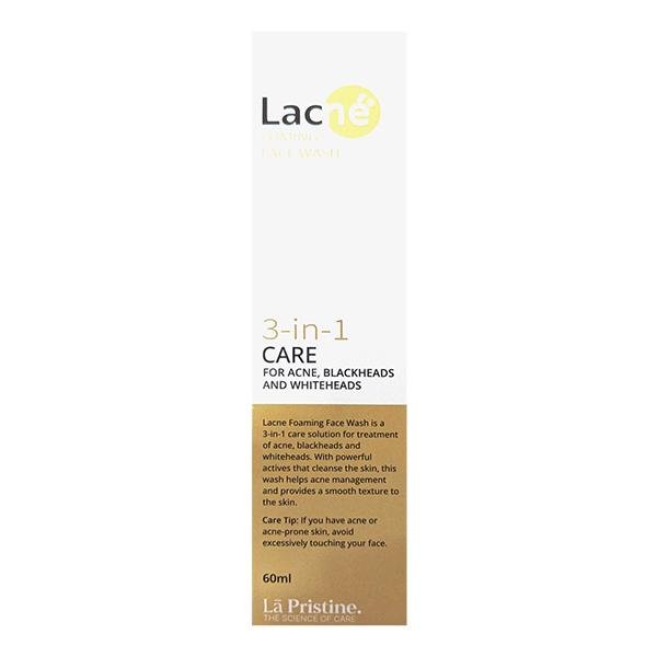 LACNE 3 IN 1 CARE FOAMING Face Wash 60ml